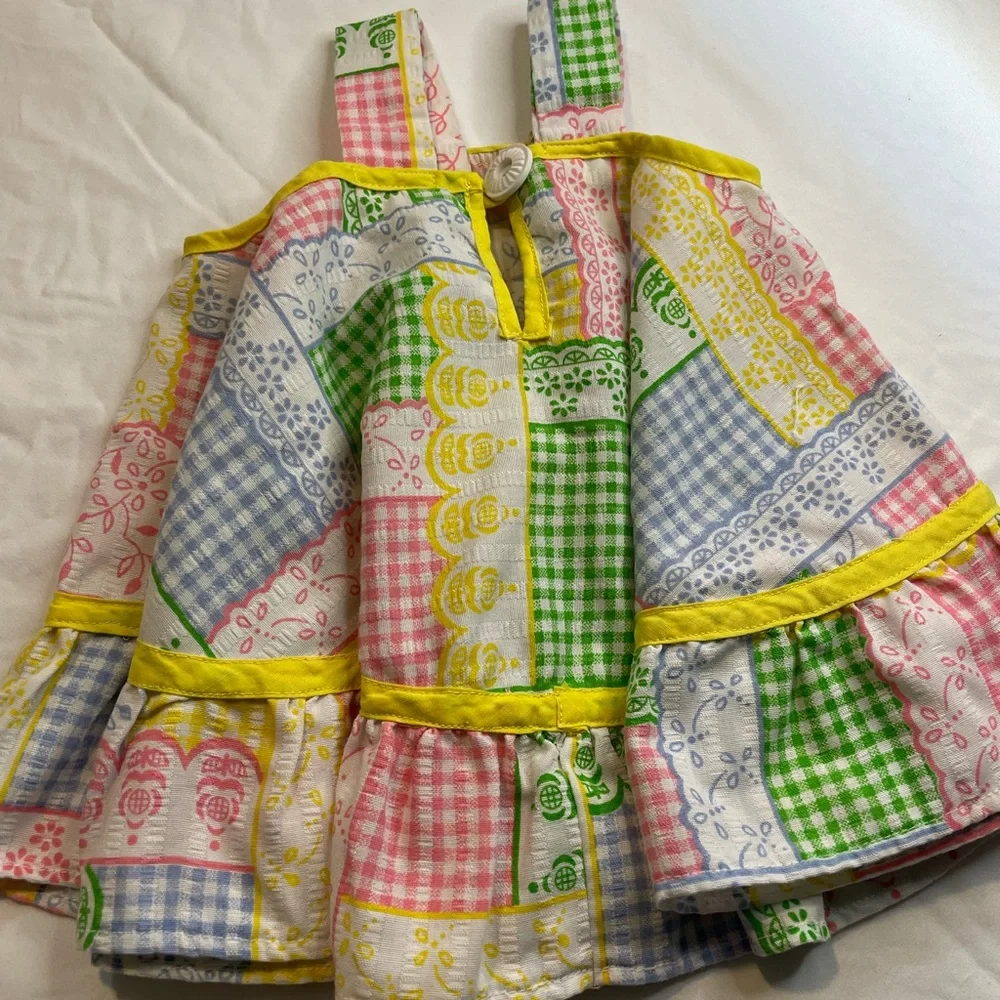 Colorful Patchwork Kids Dress
